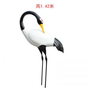 仿真仙鶴玻璃鋼回頭仙鶴