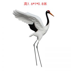 仿真仙鶴玻璃鋼
