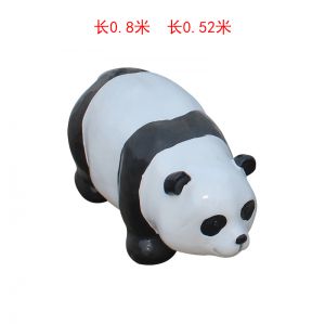 仿真熊貓玻璃鋼